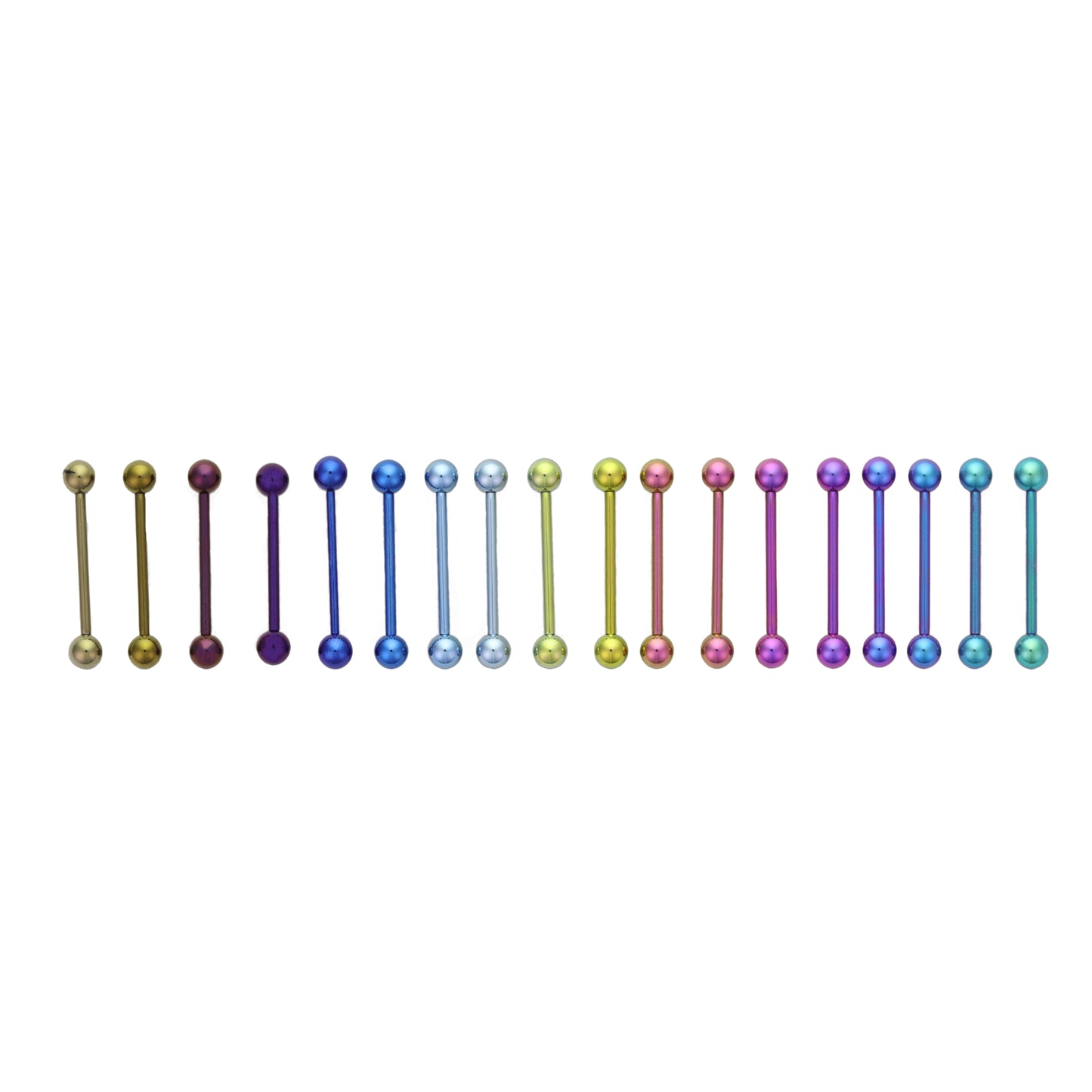 Anodized Titanium Straight Barbell Piercing, Eyebrow, Silver Nipple Jewellery, Industrial Ear Piercing, Tiny Piercing, Nose UK ASTM F136 UK