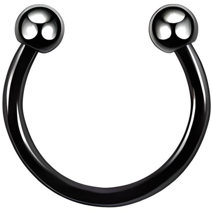 Ball Horseshoe Piercing Barbell Circular Septum Helix Tragus Lip Ear Cartilage Nipple