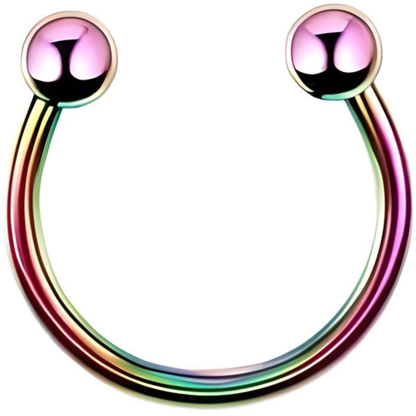 Ball Horseshoe Piercing Barbell Circular Septum Helix Tragus Lip Ear Cartilage Nipple