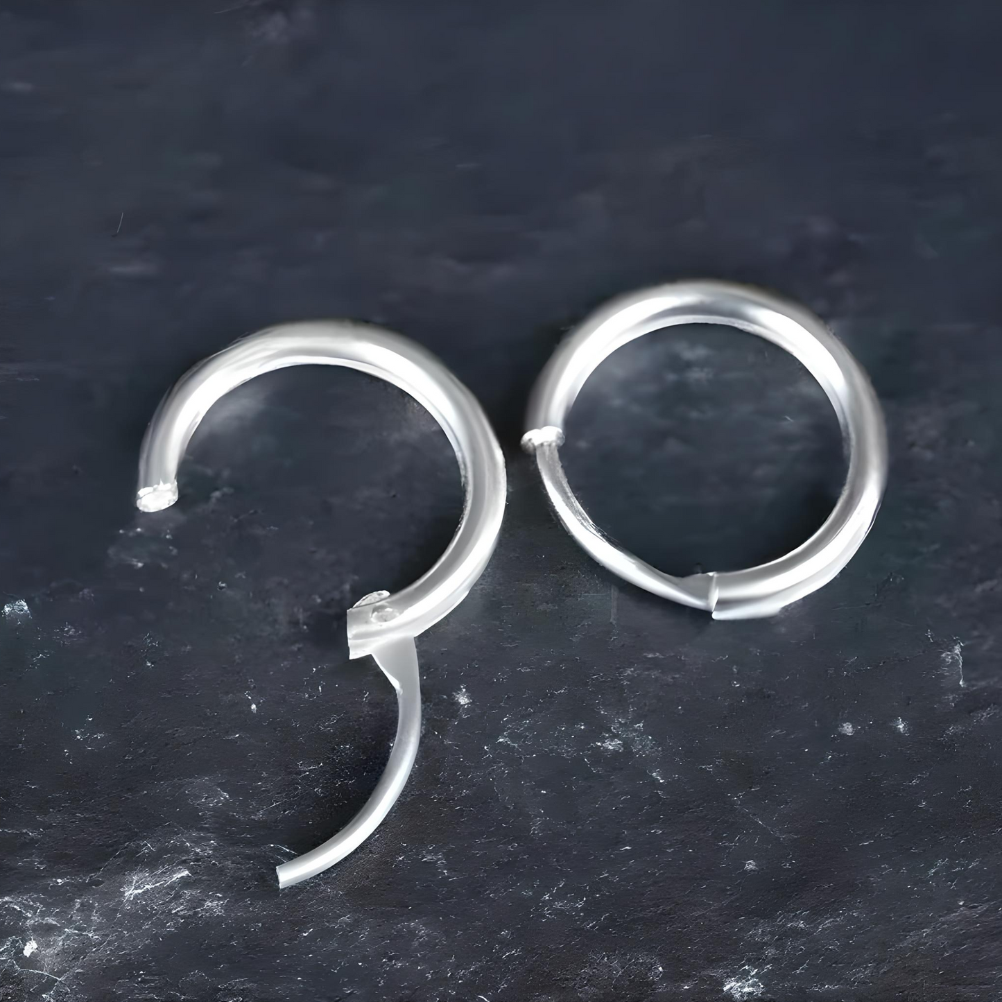 925 Sterling Silver Earring Nose Stud Ring Tragus Helix Ear Septum Piercing PAIR