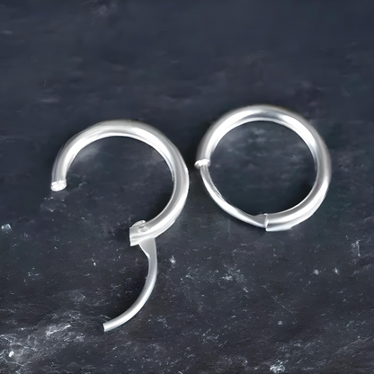 925 Sterling Silver Earring Nose Stud Ring Tragus Helix Ear Septum Piercing PAIR