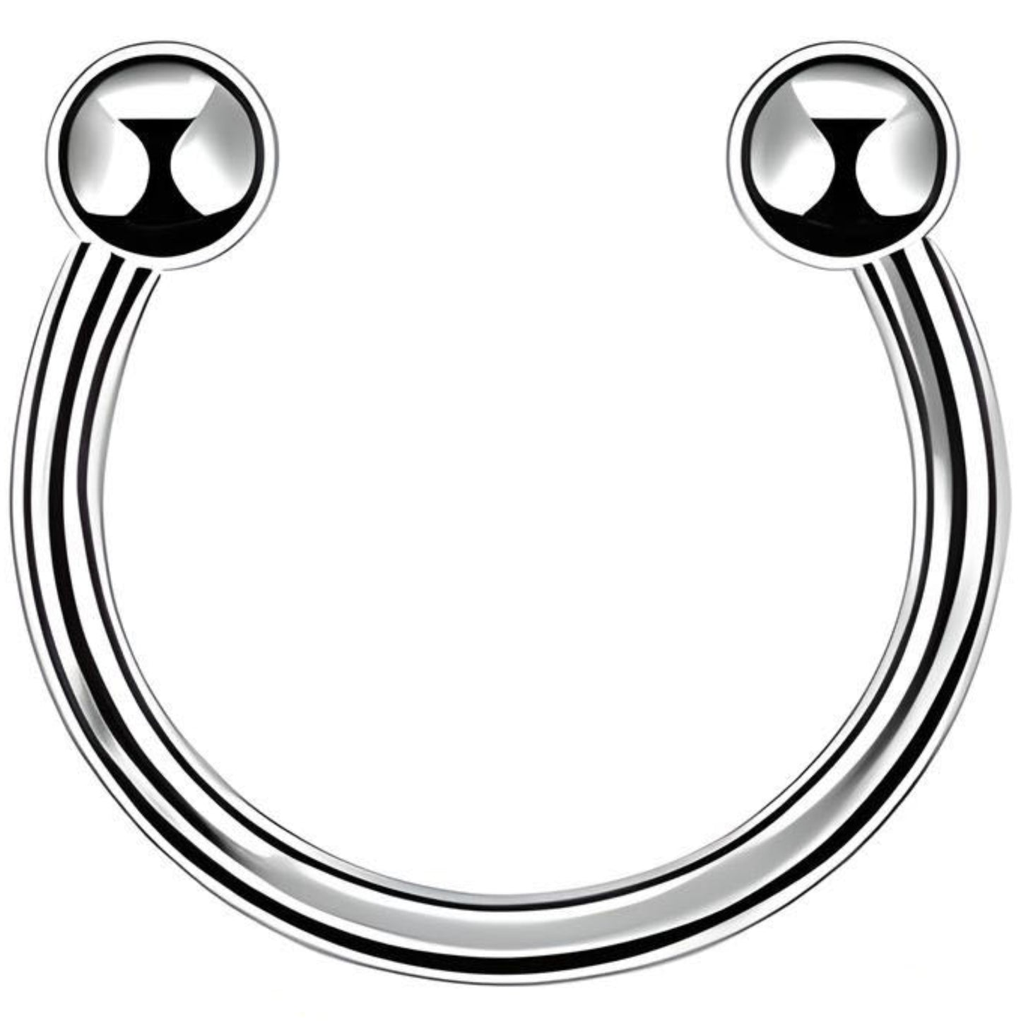 Ball Horseshoe Piercing Barbell Circular Septum Helix Tragus Lip Ear Cartilage Nipple