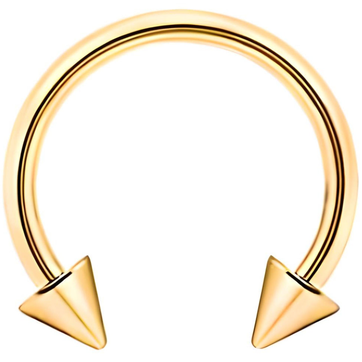 Spike Horseshoe Piercing Barbell Circular Septum Helix Tragus Lip Ear Cartilage Nipple