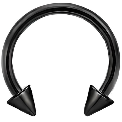 Spike Horseshoe Piercing Barbell Circular Septum Helix Tragus Lip Ear Cartilage Nipple