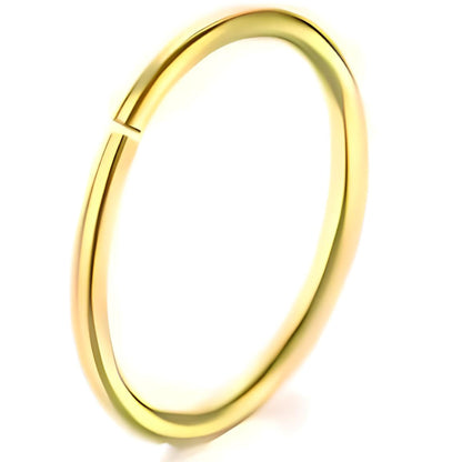 Nose Ring Hoop with Ball,  Surgical Steel Tragus, Helix & Cartilage Piercing 0.6mm Gauge