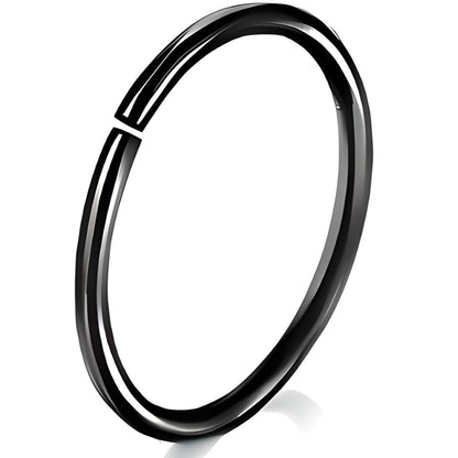 Nose Ring Hoop with Ball,  Surgical Steel Tragus, Helix & Cartilage Piercing 0.6mm Gauge