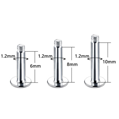 Ferido Crystal Shamballa Labret Monroe Lip Stud Bar Bars Ear Tragus Piercing