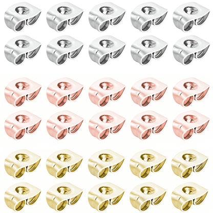 Stud Earring Butterfly backs Ear Studs Lobe Piercings Surgical Steel UK 1 3 5 10