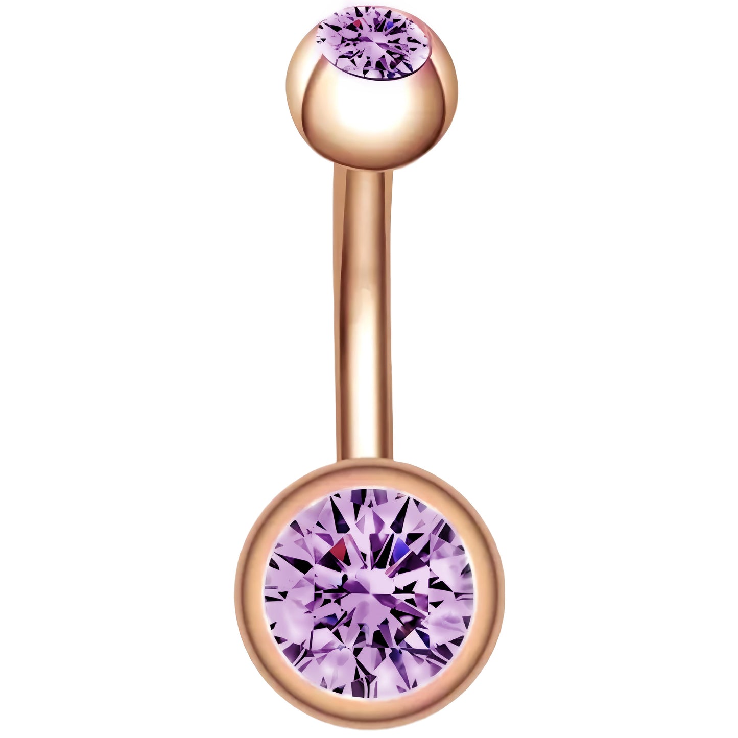 Bezel Gem Belly Bar Navel Crystal Shamballa Gem Barbell Labret Lip Bars Tragus Piercing 1.6mm gauge