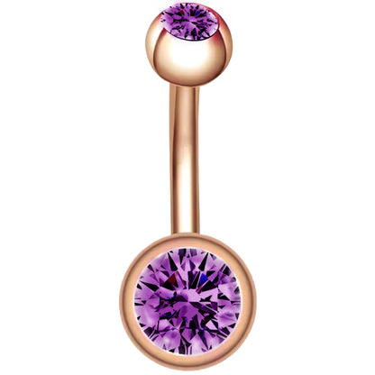 Bezel Gem Belly Bar Navel Crystal Shamballa Gem Barbell Labret Lip Bars Tragus Piercing 1.6mm gauge