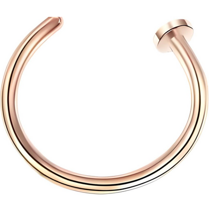 Nose Ring Open Tragus Helix Cartilage Hoop Ear Surgical Septum Piercing