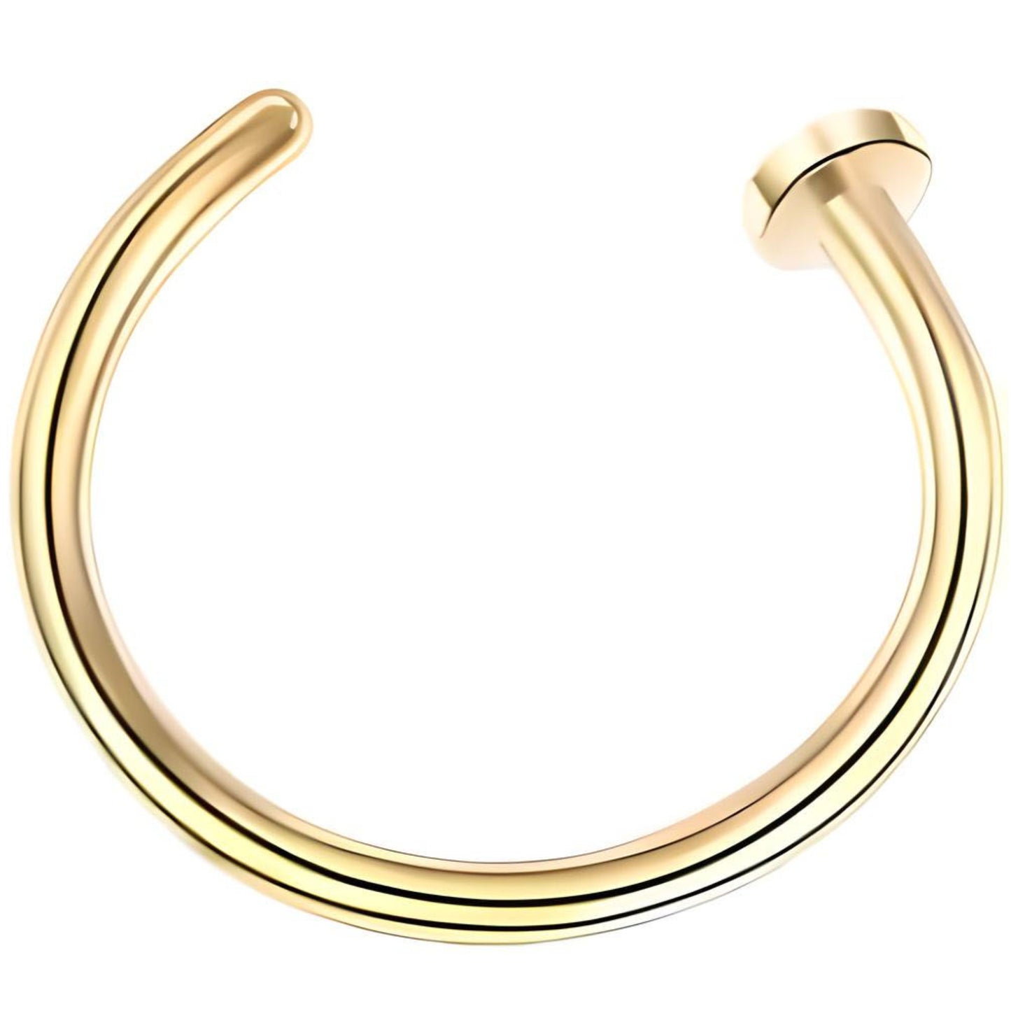 Nose Ring Open Tragus Helix Cartilage Hoop Ear Surgical Septum Piercing