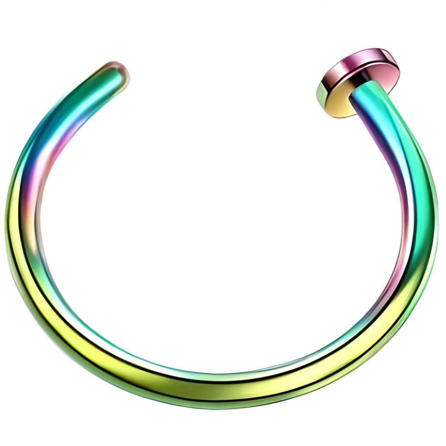 Nose Ring Open Tragus Helix Cartilage Hoop Ear Surgical Septum Piercing