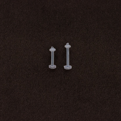 Oring Clear Retainer Hide it Piericng Nose Stud Straight Ear Helix Bars Lip 1.2mm