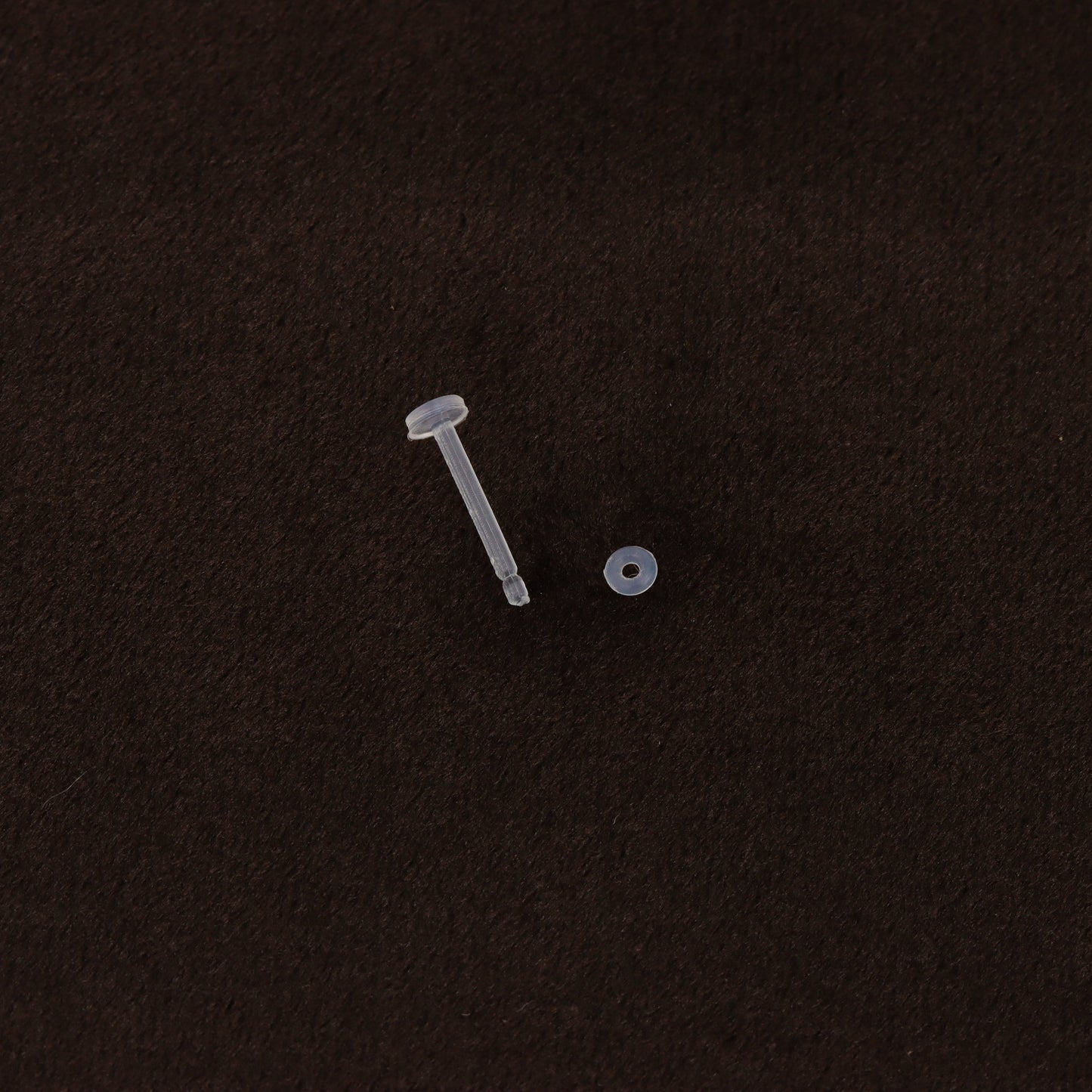 Oring Clear Retainer Hide it Piericng Nose Stud Straight Ear Helix Bars Lip 1.2mm