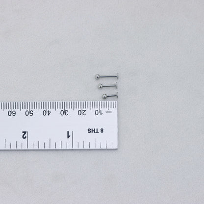 Spike Labret Monroe Bars Nose Ring Hoop Lip Tragus Stud Ear Helix Cartilage Piercing