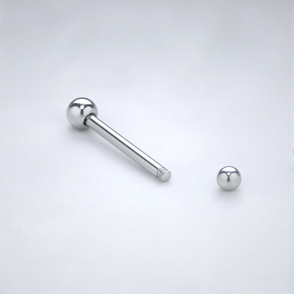 Tongue Bar Bars Ear New Eyebrow Nipple Tragus Surgical Steel Barbell Piercing