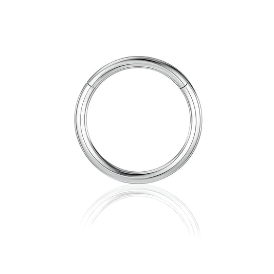 Clicker Hoop Nose Segment Ring Septum Hinged Hoop Cartilage Helix Daith Tragus