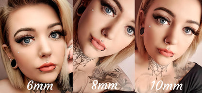 Nose Ring Open Tragus Helix Cartilage Hoop Ear Surgical Septum Piercing