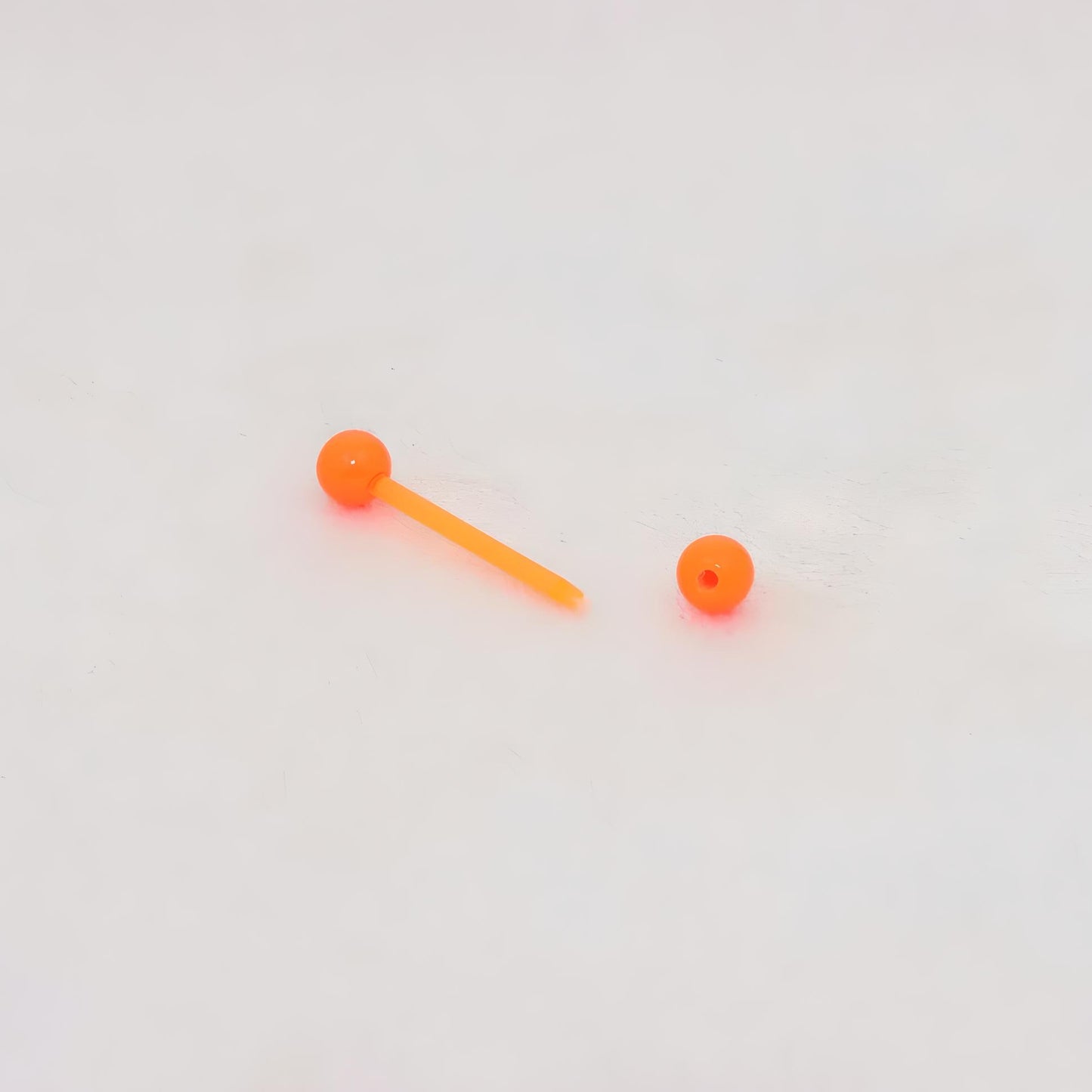 Neon BioFlex Tongue Bar Retainer Ear New Eyebrow Nipple Acrylic Barbel Piercing 1.6mm Gauge