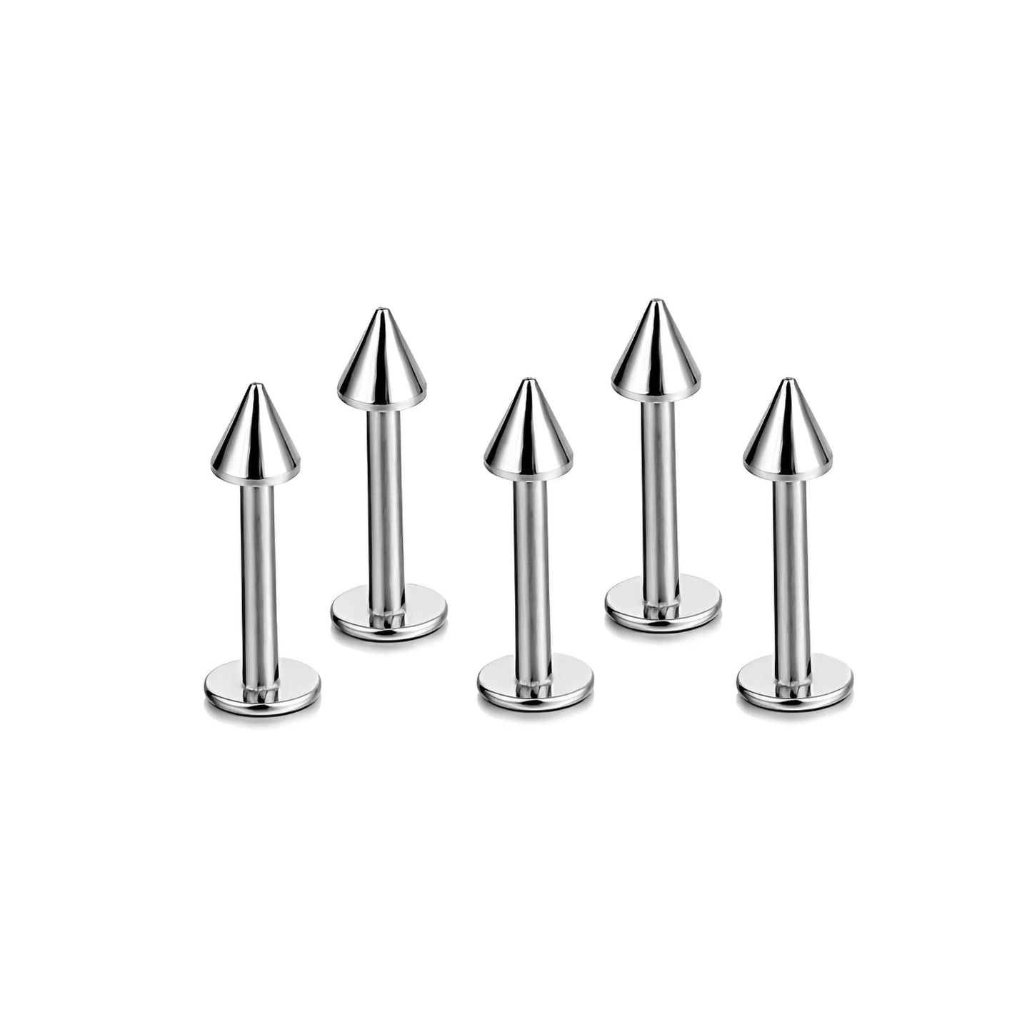 Titanium Labret Monroe Bars Nose Ring Hoop Lip Tragus Stud Ear Helix Cartilage Piercing Ball Spike