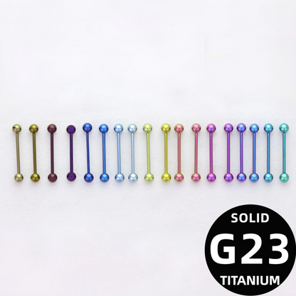 Anodized Titanium Straight Barbell Piercing, Eyebrow, Silver Nipple Jewellery, Industrial Ear Piercing, Tiny Piercing, Nose UK ASTM F136 UK