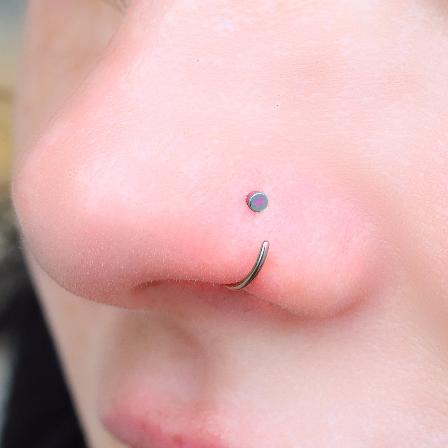 Nose Ring Open Tragus Helix Cartilage Hoop Ear Surgical Septum Piercing