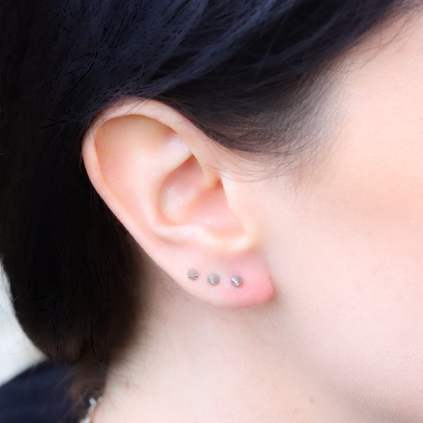 Tongue Bar Ear New Spike Eyebrow Nipple Tragus Surgical Steel Barbell Piercing